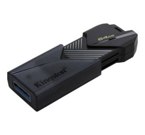 USB памет KINGSTON DataTraveler Exodia Onyx, 64GB, USB 3.2 Gen 1, Черна